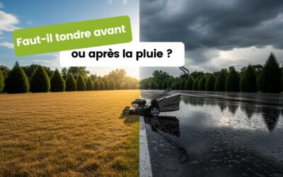 Faut-il tondre avant ou après la pluie ? Les bonnes pratiques