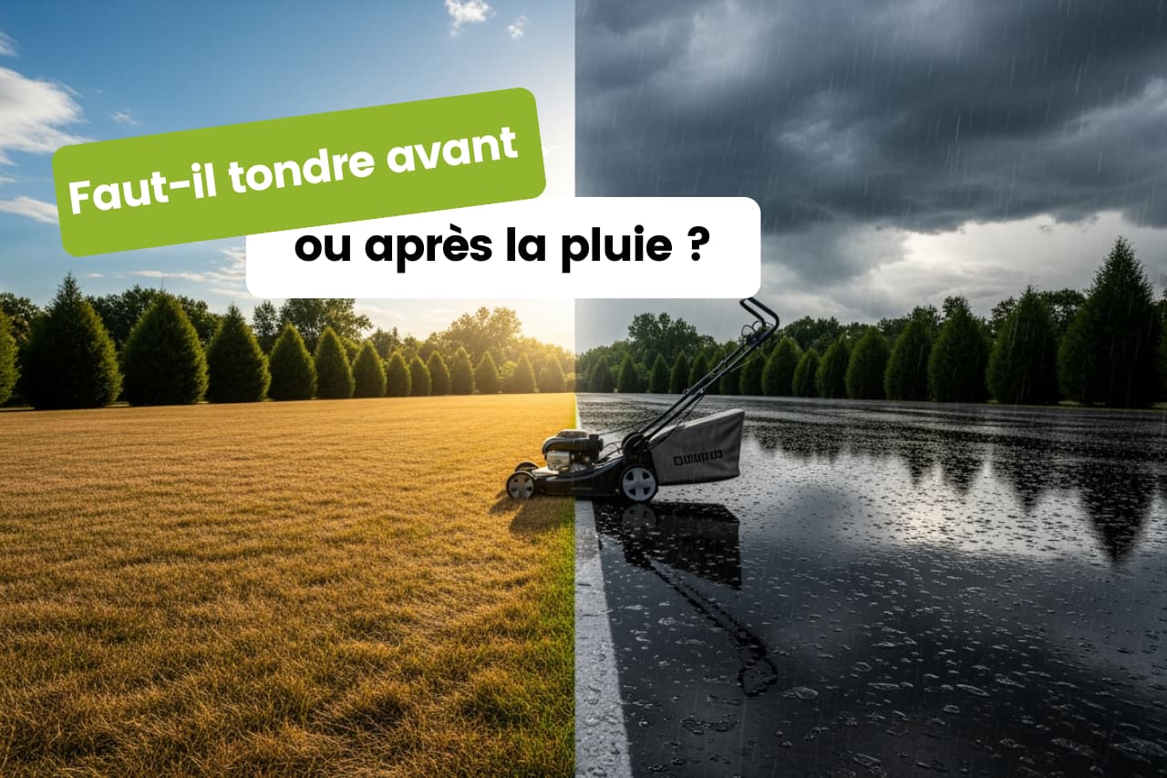 Tondre avant ou après la pluie ? Tondre avant ou après la pluie ?