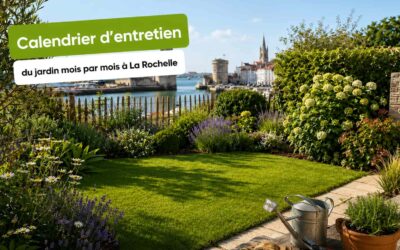 Calendrier d&rsquo;entretien du jardin mois par mois à La Rochelle
